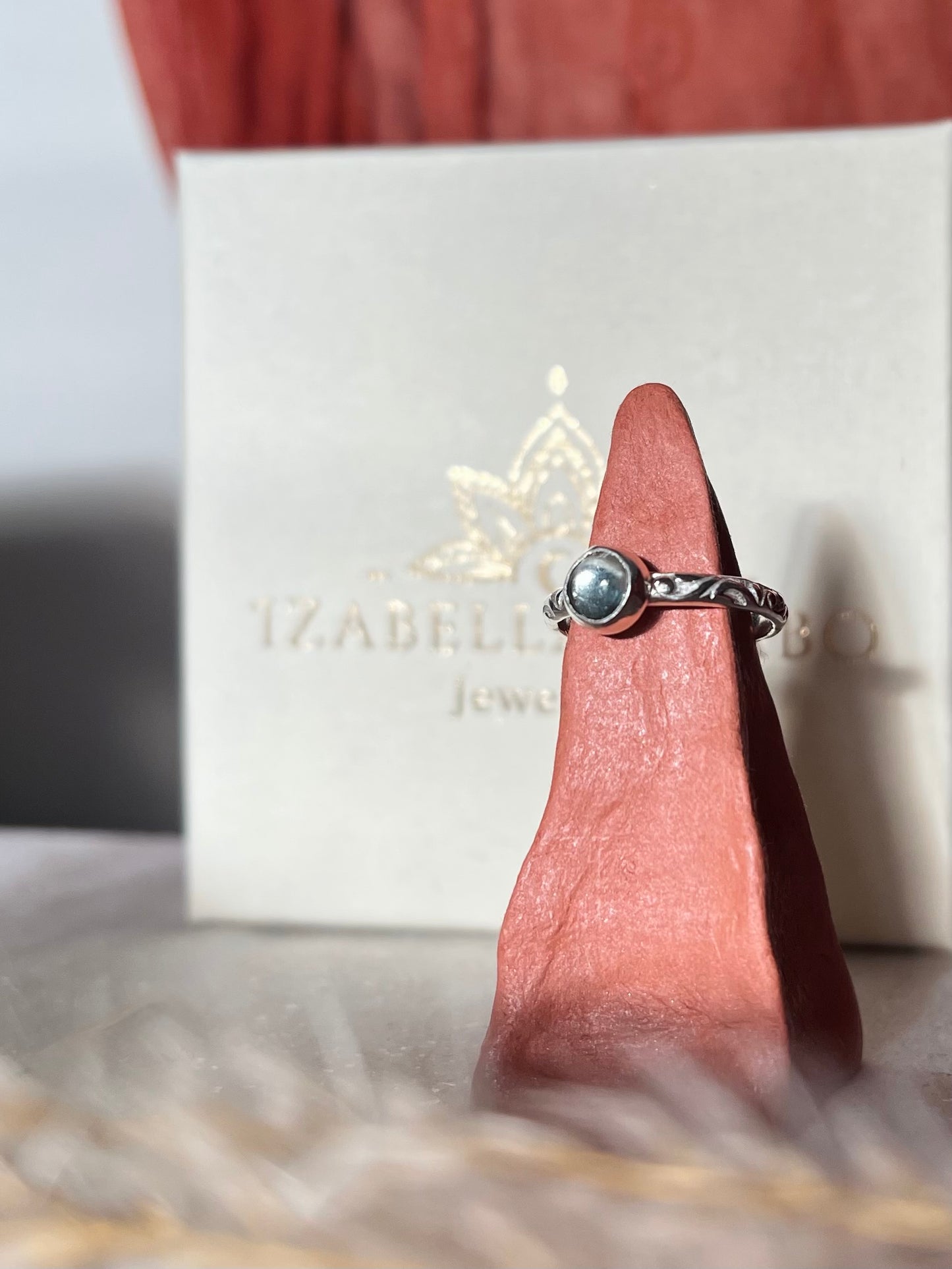 Sterling Silver Topaz ring