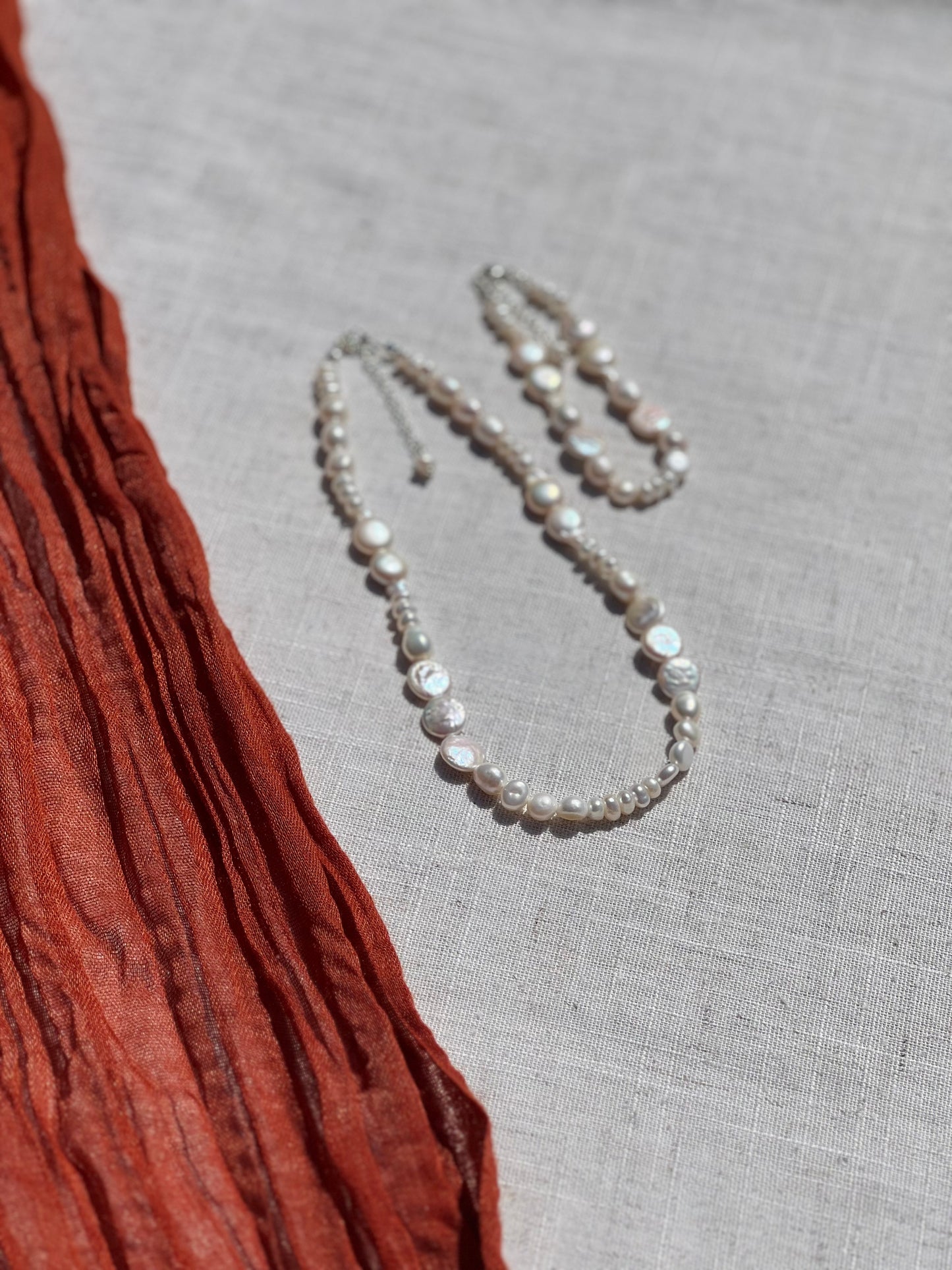 Luna Freshwater Pearl Bracelet | Sterling Silver | Solana Collection