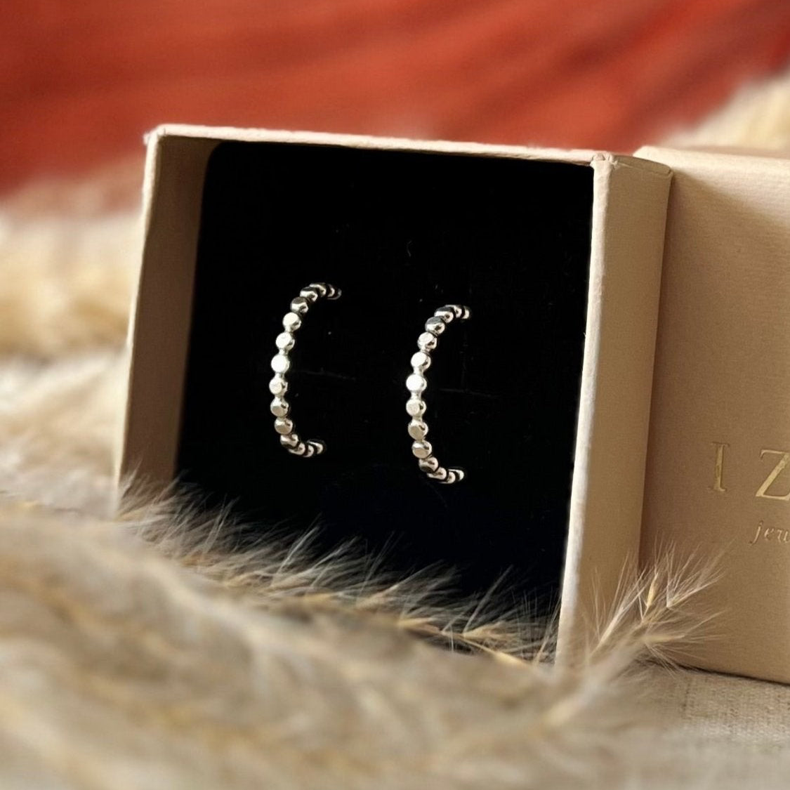 Beaded Hoop Earrings