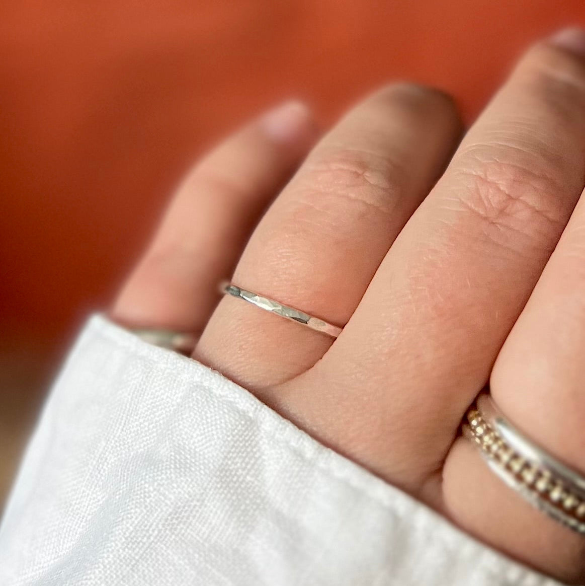 Recycled Sterling Silver Stacking Rings