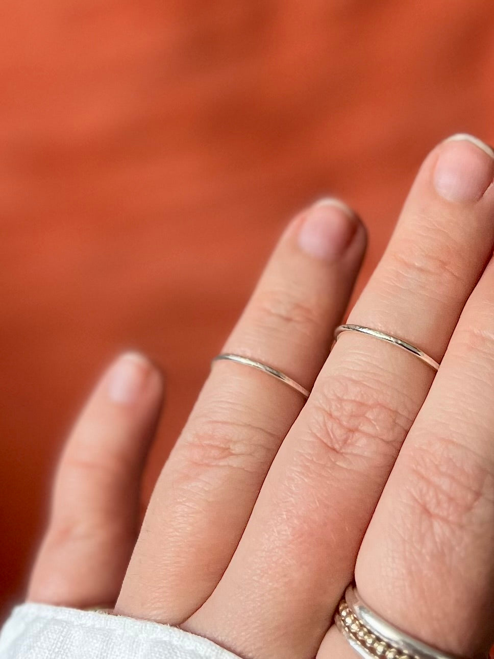 Recycled Sterling Silver Stacking Rings