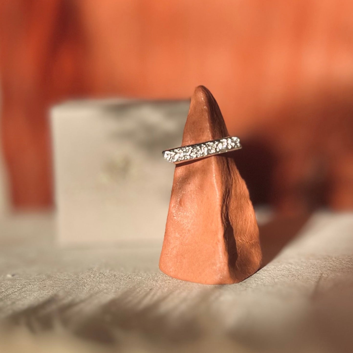 Sterling Silver Chunky Flat Signet ring