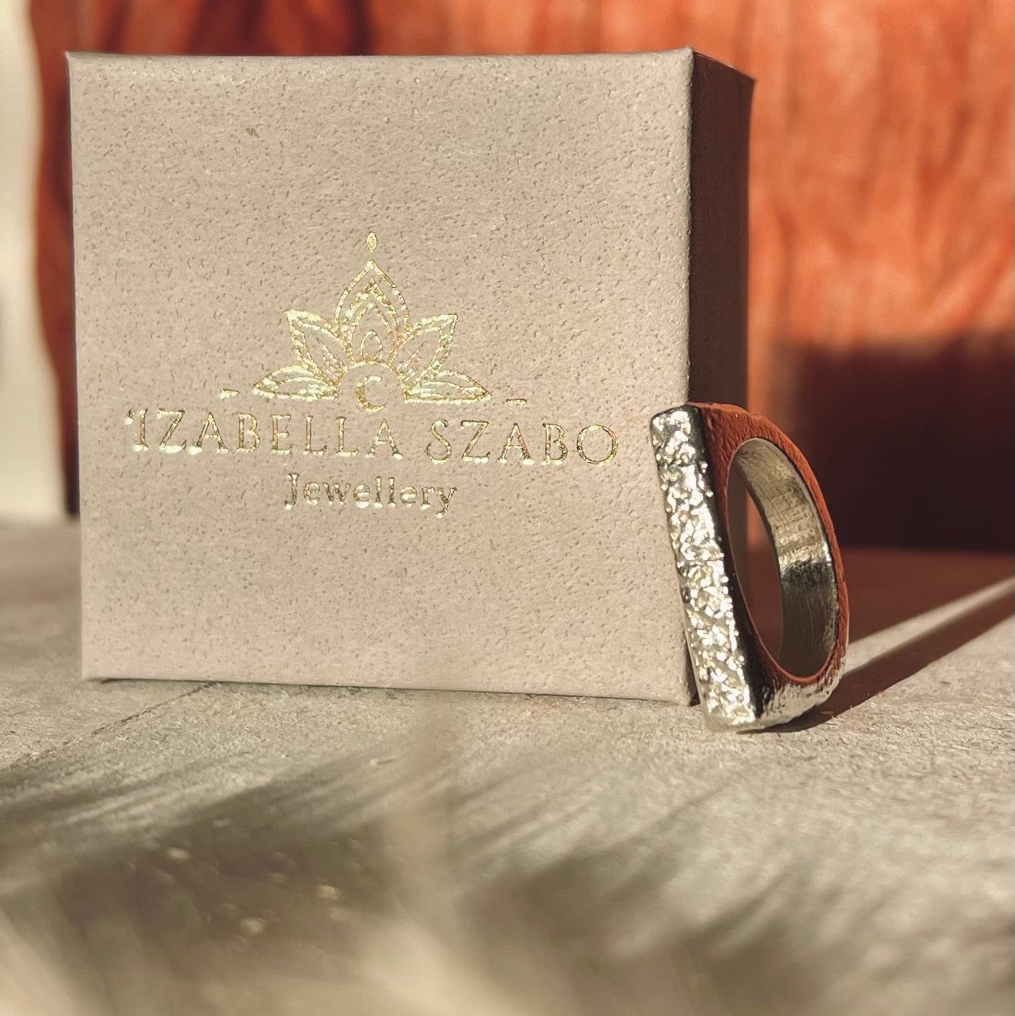 Sterling Silver Chunky Flat Signet ring