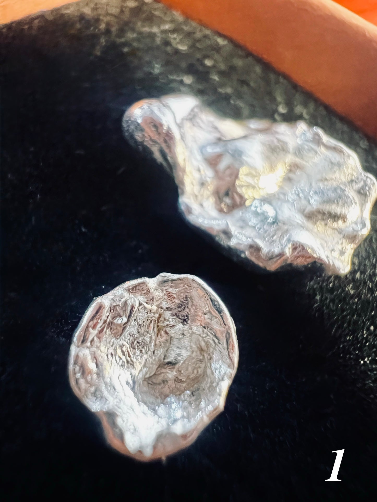 Sterling Silver Organic Studs